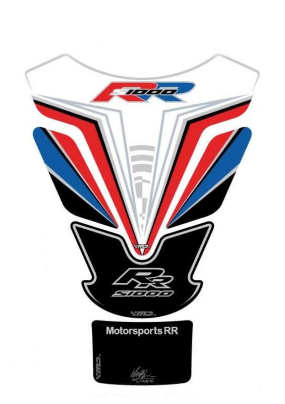 MOTOGRAFIX Tank Pad 5pcs White BMW S100RR