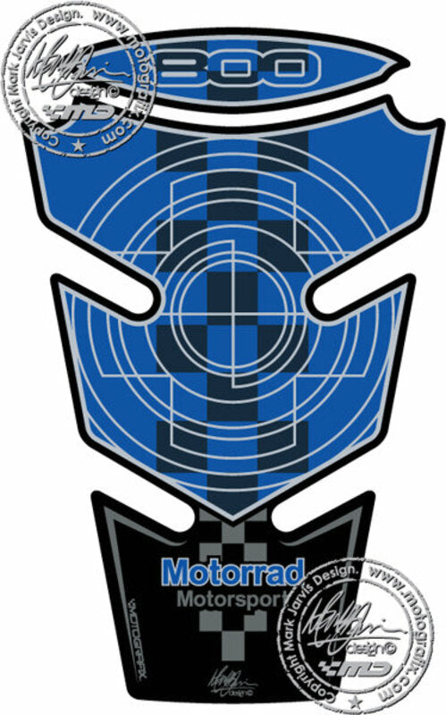 MOTOGRAFIX Tank Pad 2pcs Blue BMW F800R