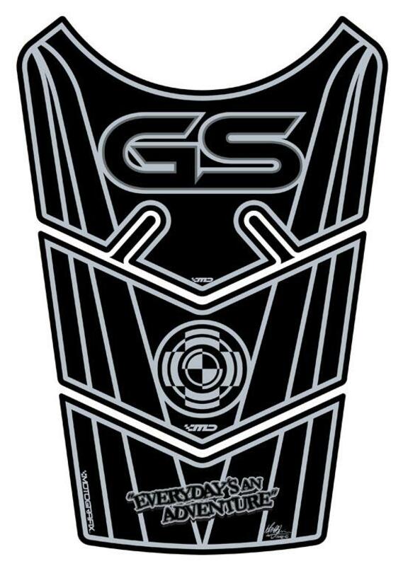 MOTOGRAFIX Tank Pad 3pcs Black BMW R1200GS