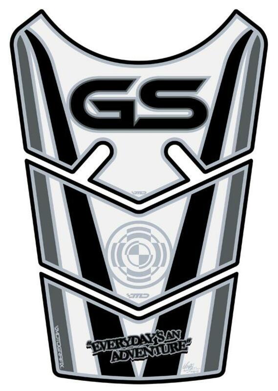 MOTOGRAFIX Tank Pad 3pcs White BMW R1200GS