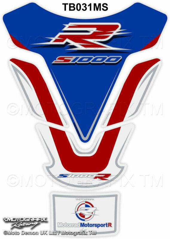 MOTOGRAFIX Tank Pad Blue/Red BMW S1000R