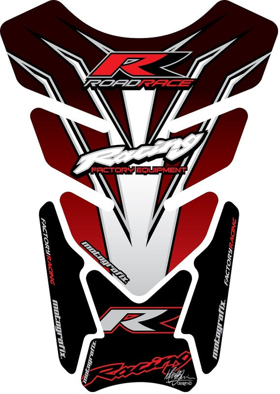 MOTOGRAFIX Tank Pad 4pcs Red/Black/White Honda