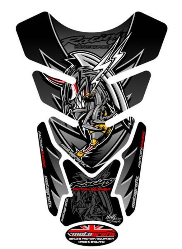 MOTOGRAFIX Tank Pad 4pcs Black Honda