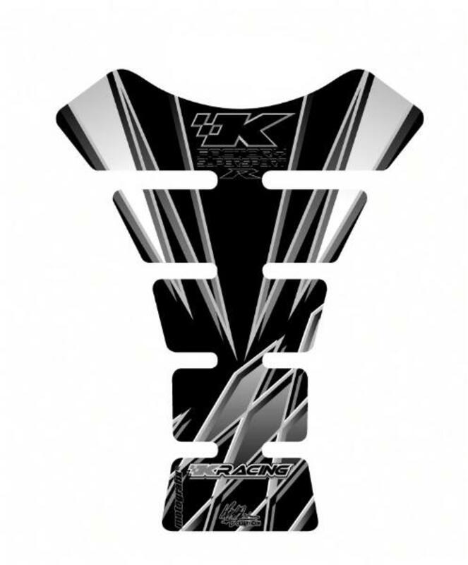 MOTOGRAFIX Tank Pad 1pc Black Kawasaki
