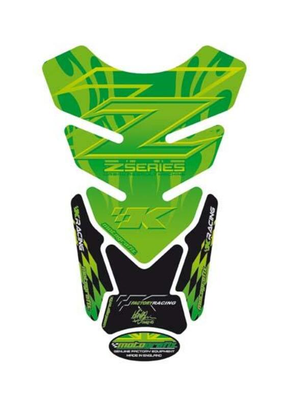 MOTOGRAFIX Tank Pad 4pcs Green 4pcs Kawasaki