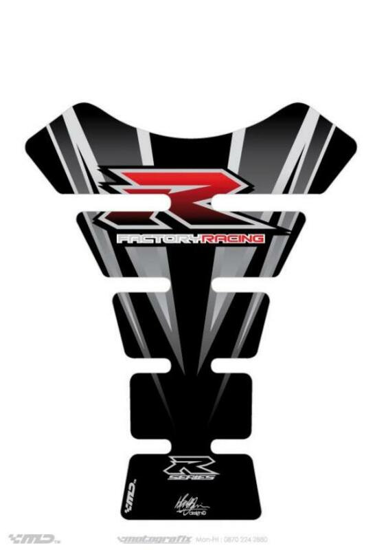 MOTOGRAFIX Tank Pad 1pc Silver Suzuki