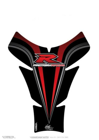MOTOGRAFIX Tank Pad 1pc Red/Black Suzuki
