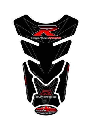 MOTOGRAFIX Tank Pad 4pcs Black Suzuki