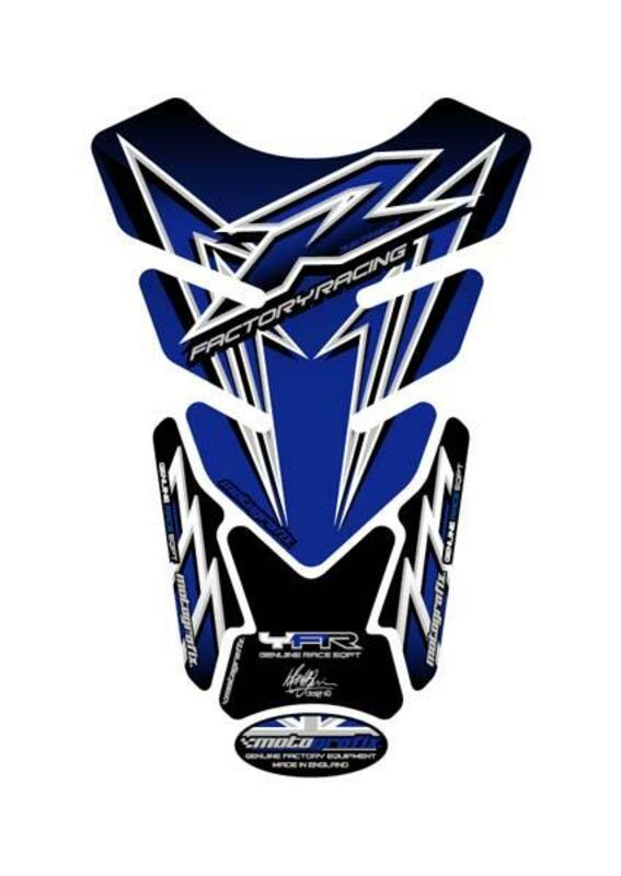 MOTOGRAFIX Tank Pad 4pcs Blue Yamaha