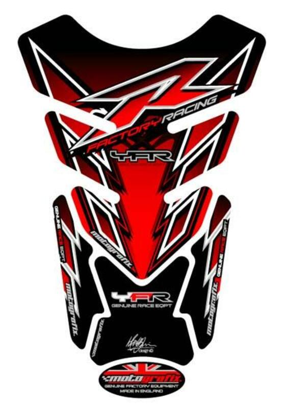 MOTOGRAFIX Tank Pad 4pcs Red Yamaha