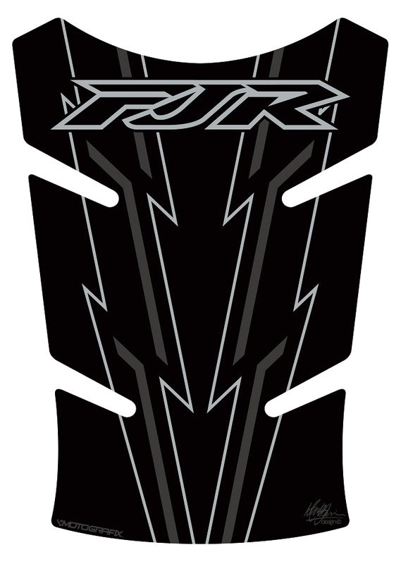 MOTOGRAFIX Tank Pad 1pc Black Yamaha FJR1300