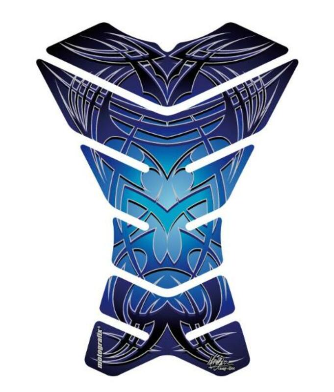 MOTOGRAFIX Tank Pad 3pcs Tribal Blue Honda CBR