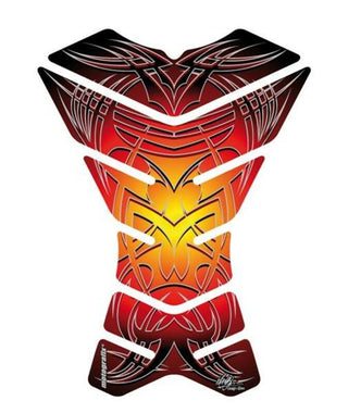 MOTOGRAFIX Tank Pad 3pcs Tribal Red