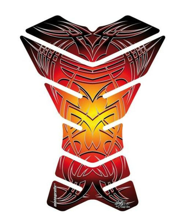 MOTOGRAFIX Tank Pad 3pcs Tribal Red
