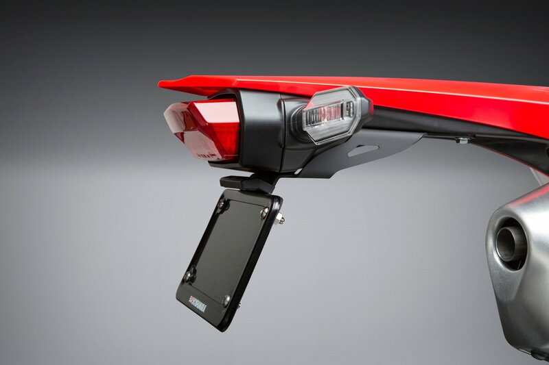 YOSHIMURA Licence Plate Holder Black Honda CRF450L