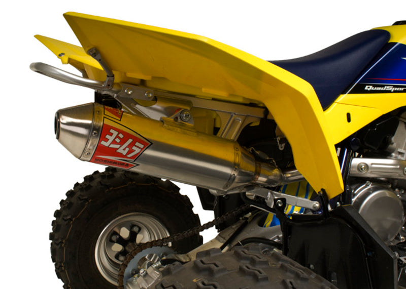 Yoshimura USA RS2 stainless/alu muffler with steel end cap for Suzuki LT-Z400