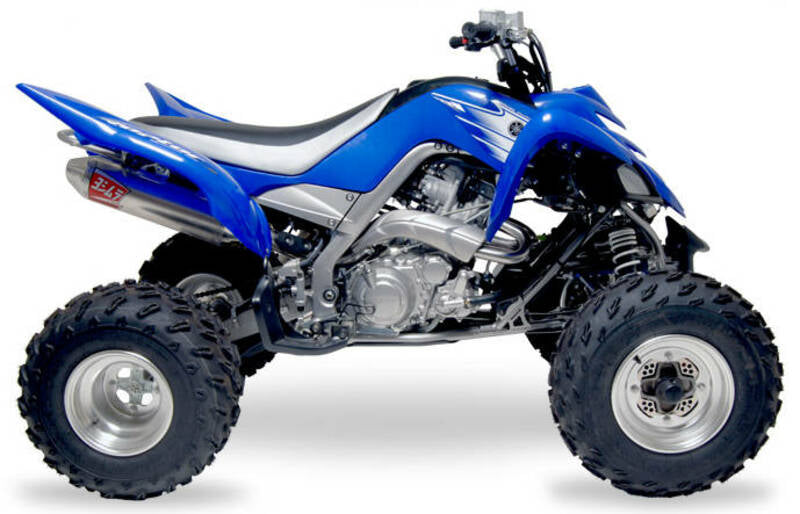 YOSHIMURA USA RS2 STAINLESS MUFFLER/STEEL END CAP FOR YAMAHA YFM 700-R