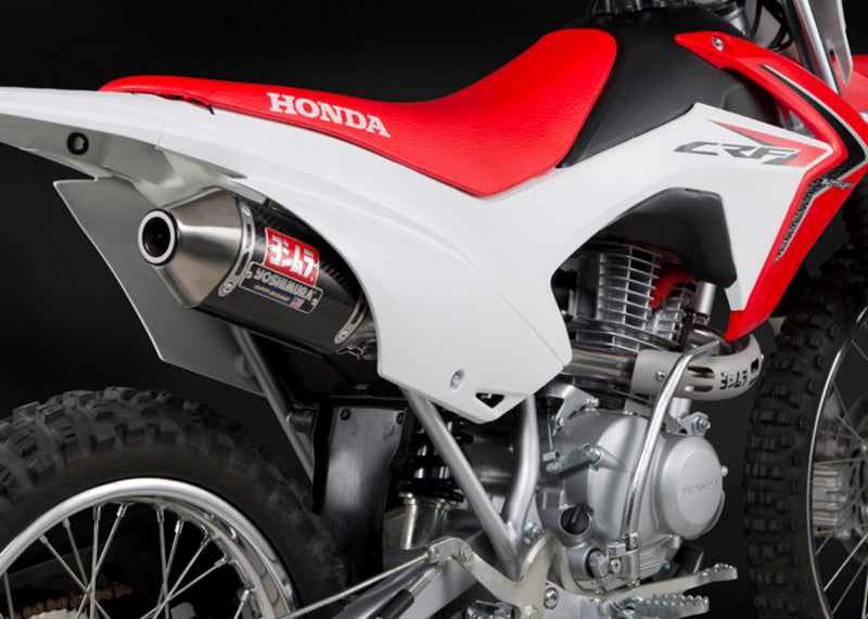 YOSHIMURA Enduro RS2 Stainless Steel Full System/Carbon Slip-On/Stainless Steel End Cap Honda CRF125F