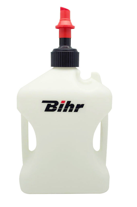 BIHR Home Track Fuel Jug TÃœV Homologated White 10L