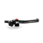 ART Foldable Levers Black/Orange Screw by Pair