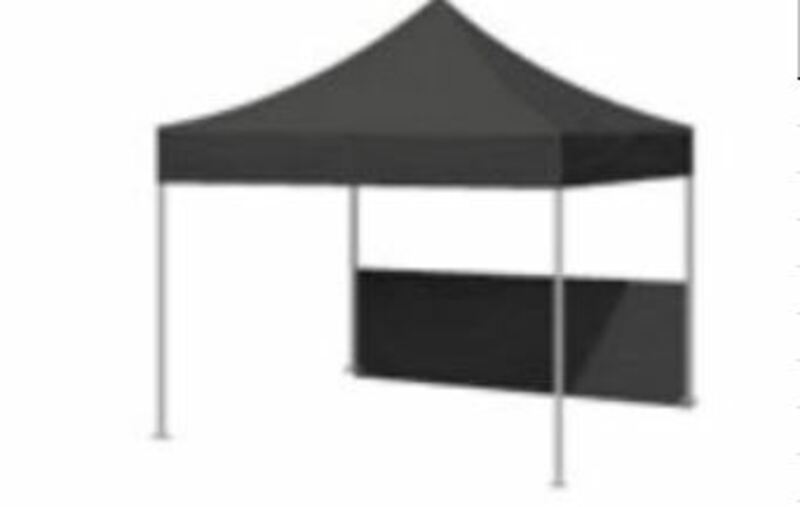BIHR Home Track Race Tent Removable Half Panel for 3x3m P/N 980126