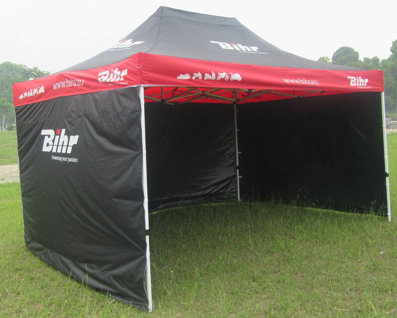 BIHR Home Track Race Tent 4.5x3m with 3 Removable Side Panels