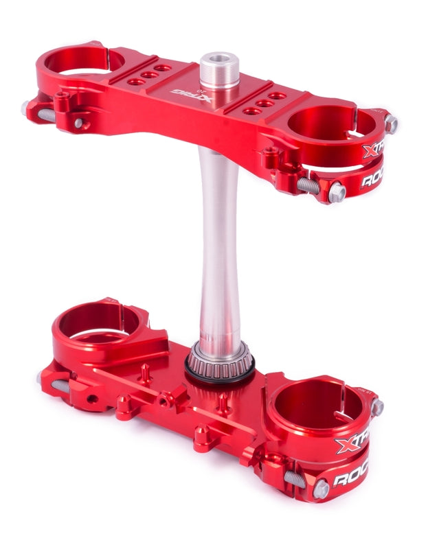 XTRIG ROCS Tech triple clamps red Honda CRF250R/450R