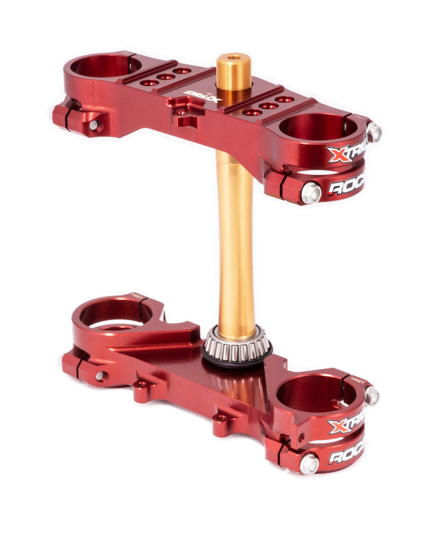 XTRIG ROCS Tech Triple Clamp Orange 25mm offset