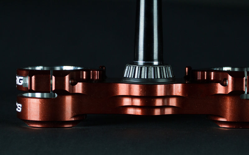 XTRIG ROCS Tech Triple Clamp Orange 22mm offset - 1061053