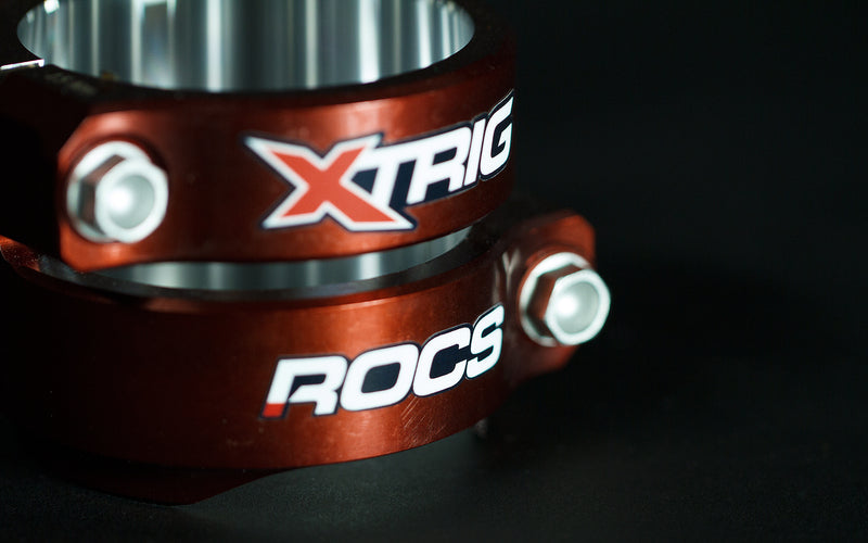 XTRIG ROCS Tech Triple Clamp Red 22,5mm offset