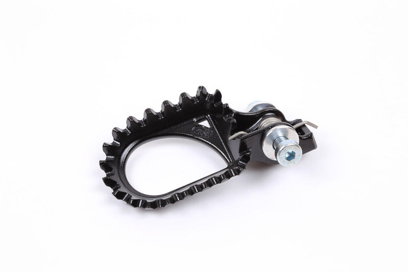 S3 Hard Rock Footrests +10mm Rear Position Steel Black