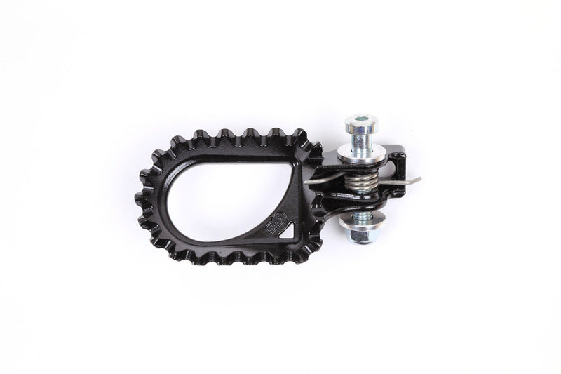 S3 Hard Rock Footrests +10mm Rear Position Steel Black