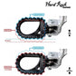 S3 Hard Rock Footrests +10mm Rear Position Steel Black