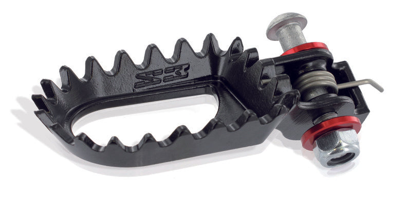 S3 Hard Rock Footrests Central Position Steel Black