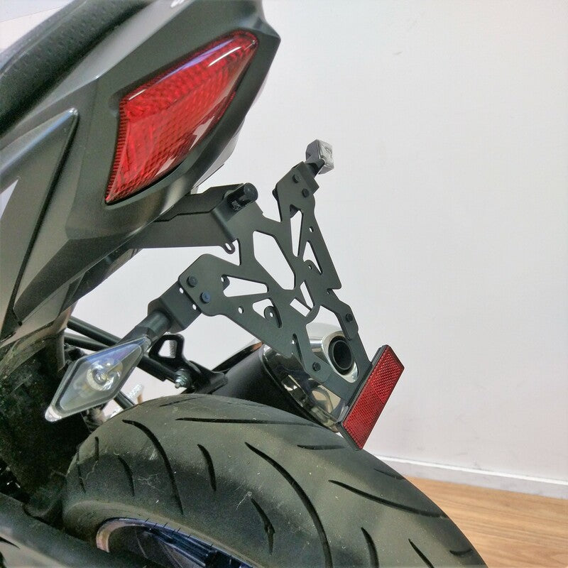 V PARTS License Plate Holder Black Suzuki SV650X