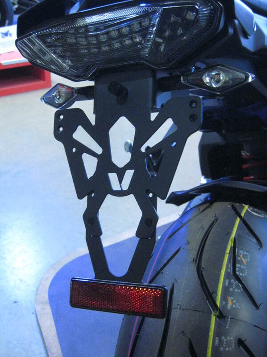 V PARTS License Plate Holder Black Yamaha MT-09/MT-10