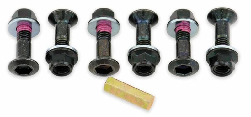 Kit of black Bolt sprocket screws and nuts, by 6