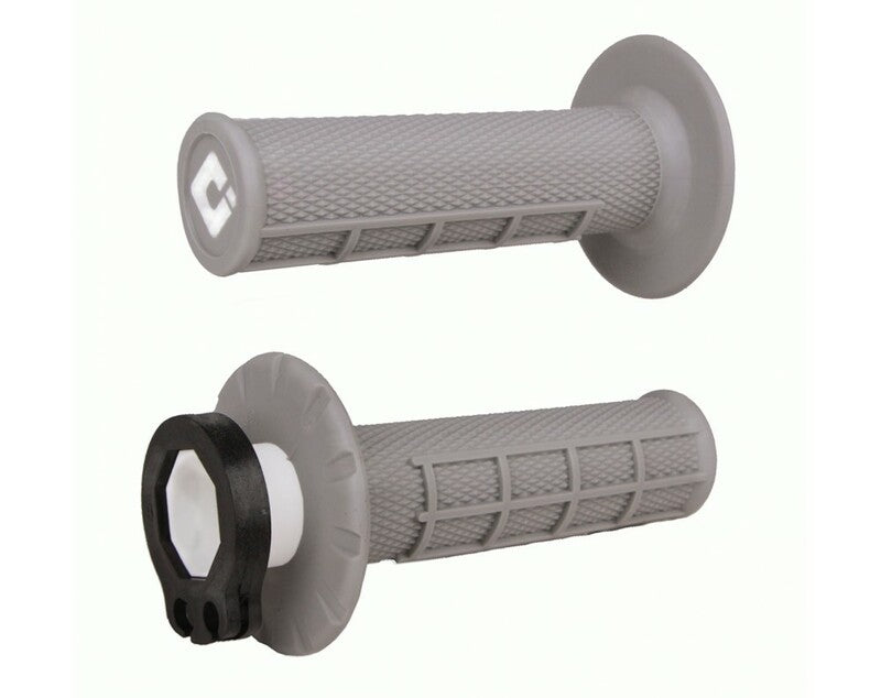 ODI MX V2 Grips Half Waffle Lock On - Grey