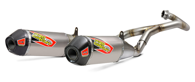 PRO CIRCUIT T-6 Full Exhaust System - Titanium Honda CRF450R/RX - 1061669