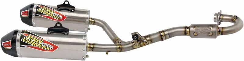 PRO CIRCUIT T-6 Full Exhaust System - Titanium Honda CRF250R - 1061674