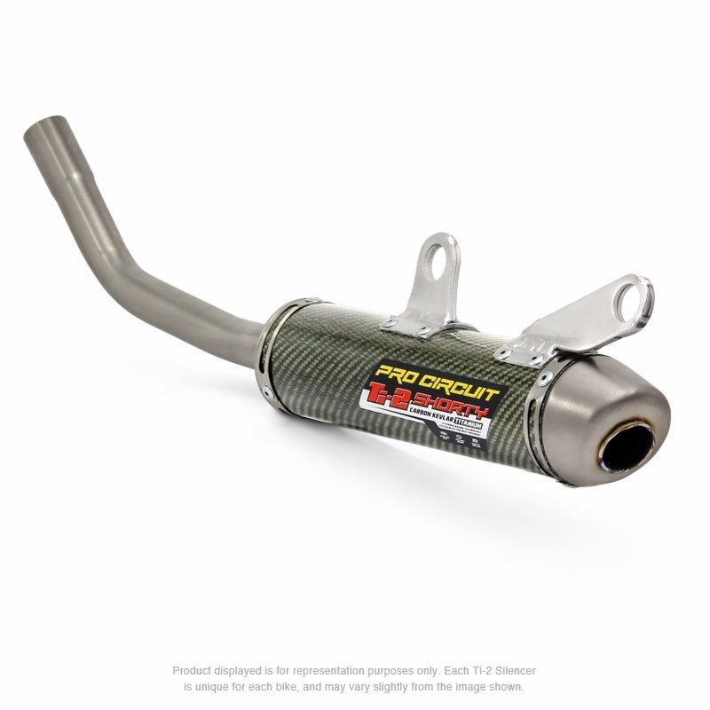 PRO CIRCUIT Ti-2 Muffler Carbon Kevlar/Titanium End Cap - 1061700