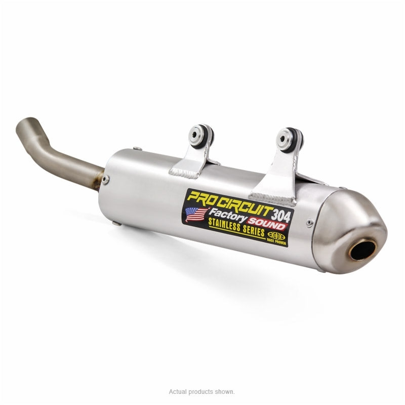 PRO CIRCUIT 304 Muffler Brushed Aluminum/Stainless Steel End Cap Gas Gas EC2500/300