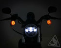 DENALI M5 LED Headlight Ã˜145mm Black Chrome