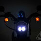 DENALI M5 LED Headlight Ã˜145mm Black Chrome