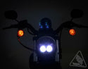 DENALI M5 LED Headlight Ã˜145mm Black Chrome