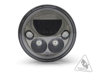 DENALI M7 LED Headlight Ã˜177mm Black Chrome
