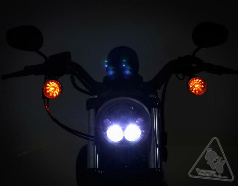 DENALI M7 LED Headlight Ã˜177mm Black Chrome