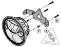 DENALI M5 Adapter Kit Lichthalterung Yamaha 