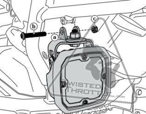 DENALI Crash Bar Light Mount BMW