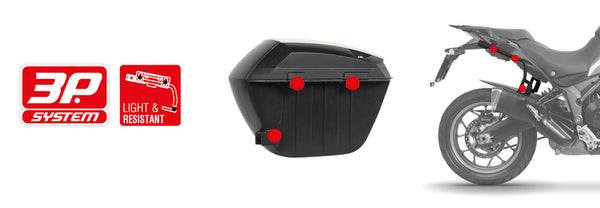SHAD SH23 Side Cases Black 5kg 23L